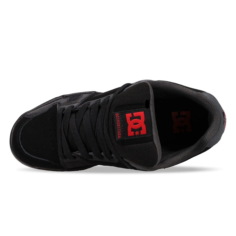 ZAPATILLAS HOMBRE DC SHOES URBANAS NEGRO STAG CUERO - 4