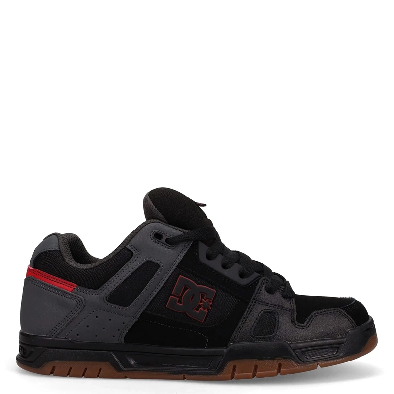 ZAPATILLAS HOMBRE DC SHOES URBANAS NEGRO STAG CUERO - 1