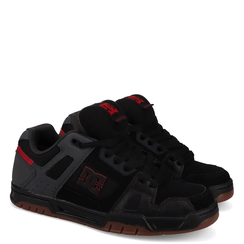 ZAPATILLAS HOMBRE DC SHOES URBANAS NEGRO STAG CUERO - 2
