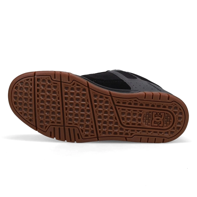 ZAPATILLAS HOMBRE DC SHOES URBANAS NEGRO STAG CUERO - 6