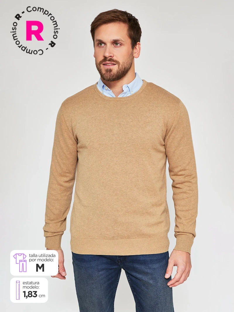 SWEATER ALGODÓN HOMBRE REGATTA CUELLO REDONDO