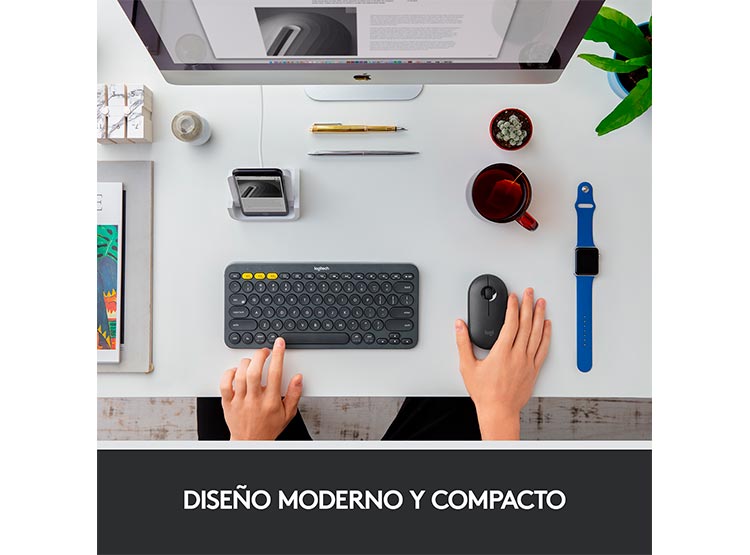 MOUSE INALÁMBRICO LOGITECH 2 M350 GRAFITO - 2
