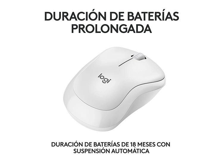 MOUSE INALÁMBRICO LOGITECH M240 NEGRO - 4