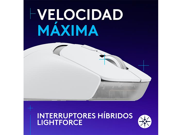 MOUSE INALÁMBRICO LOGITECH G309 LIGHTSPEED BLANCO - 2
