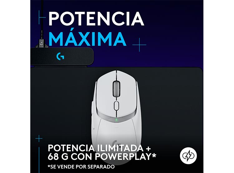 MOUSE INALÁMBRICO LOGITECH G309 LIGHTSPEED BLANCO - 7