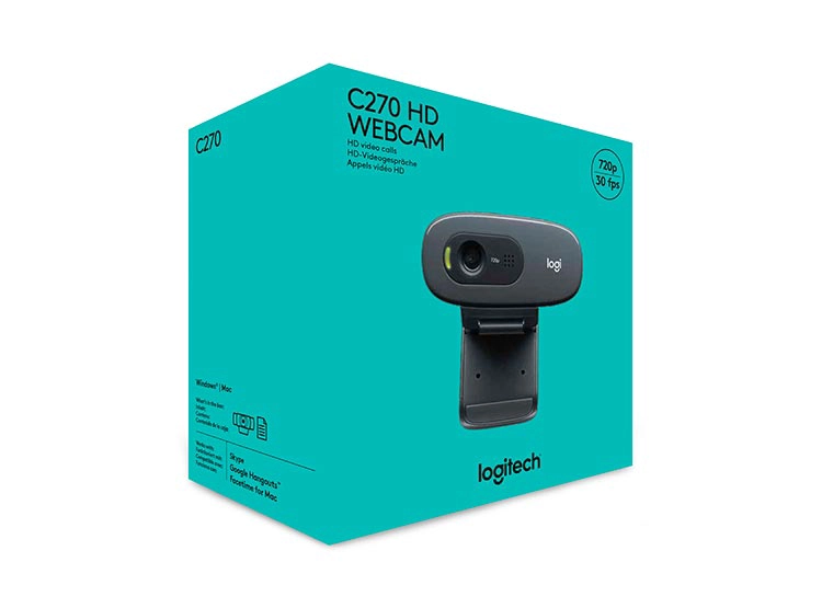 WEBCAM LOGITECH C270 HD - 7
