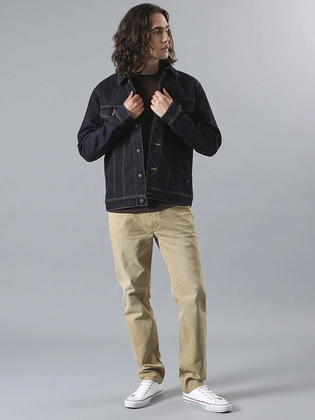 CHAQUETA ALGODÓN HOMBRE LEE AZUL RIDER - 1