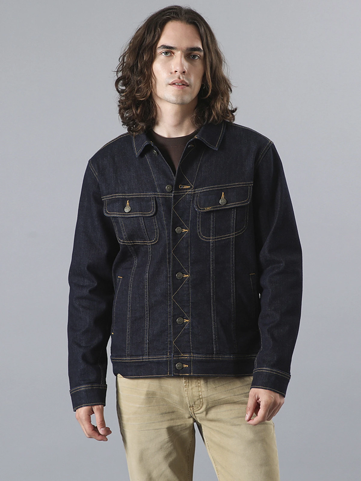 CHAQUETA ALGODÓN HOMBRE LEE AZUL RIDER - 2