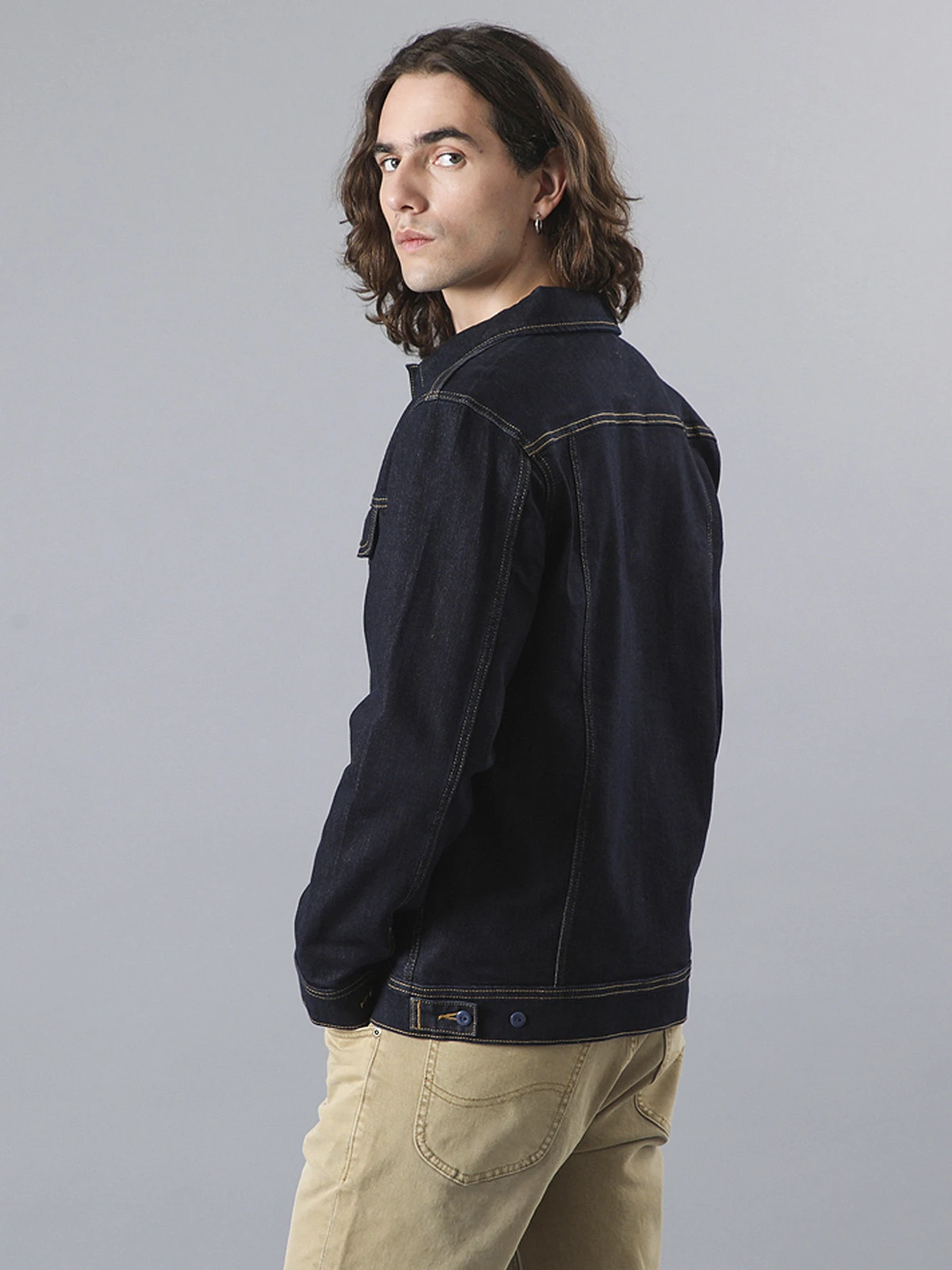 CHAQUETA ALGODÓN HOMBRE LEE AZUL RIDER - 3