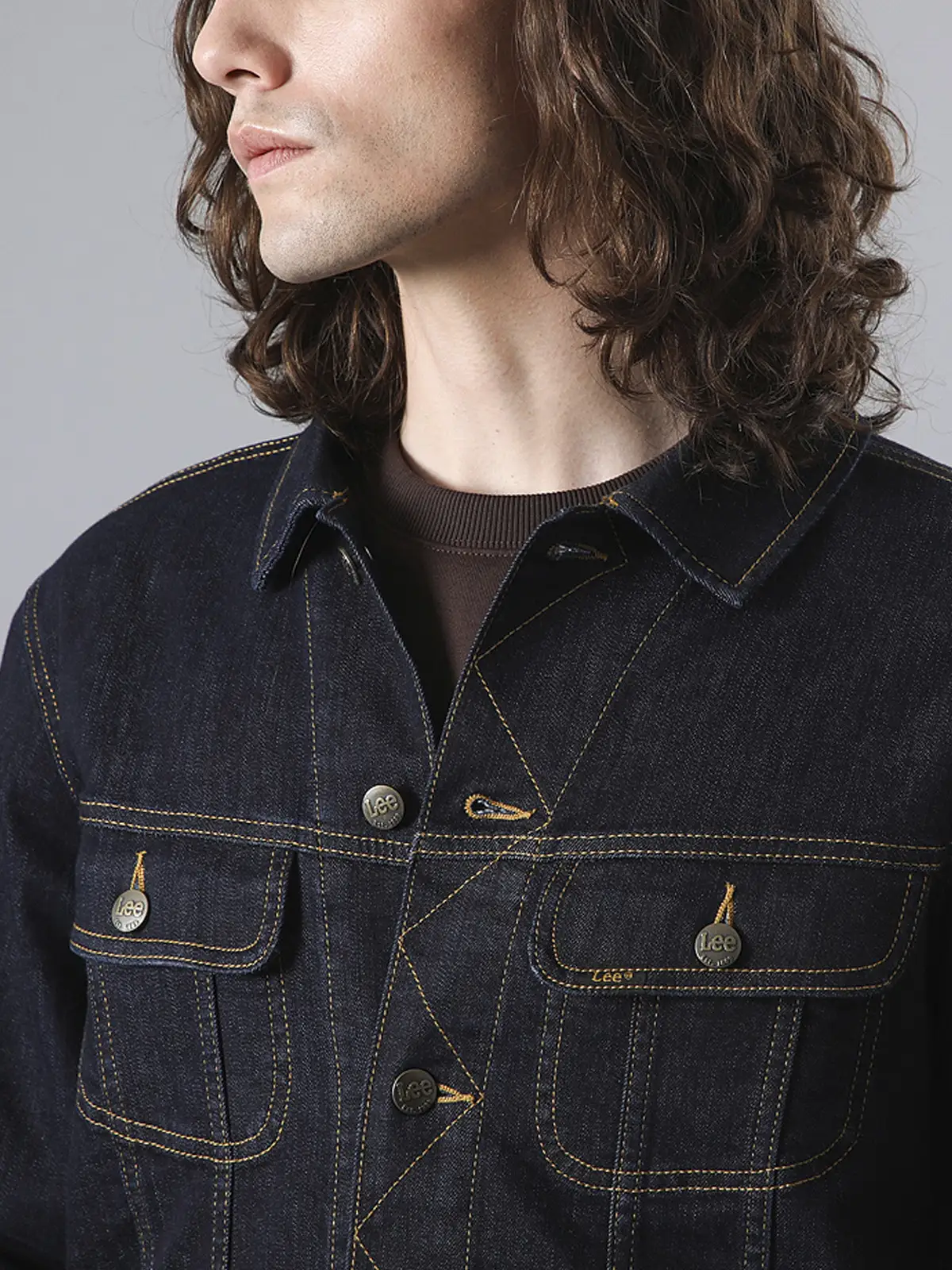 CHAQUETA ALGODÓN HOMBRE LEE AZUL RIDER - 4
