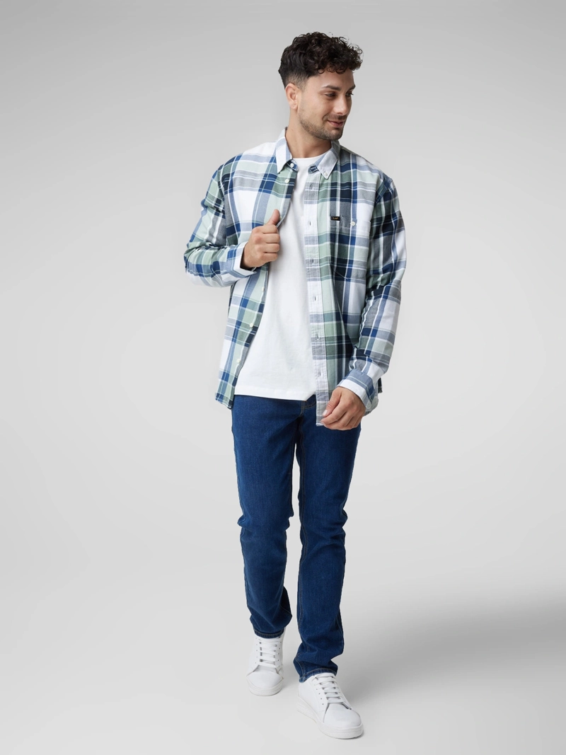 JEANS HOMBRE LEE AZUL MARINO - 4