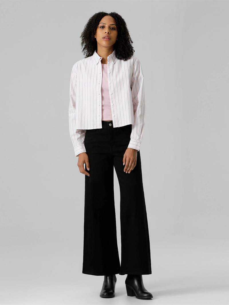 JEANS MUJER LEVI'S ALGODÓN 318 SHAPING WIDE LEG - 1
