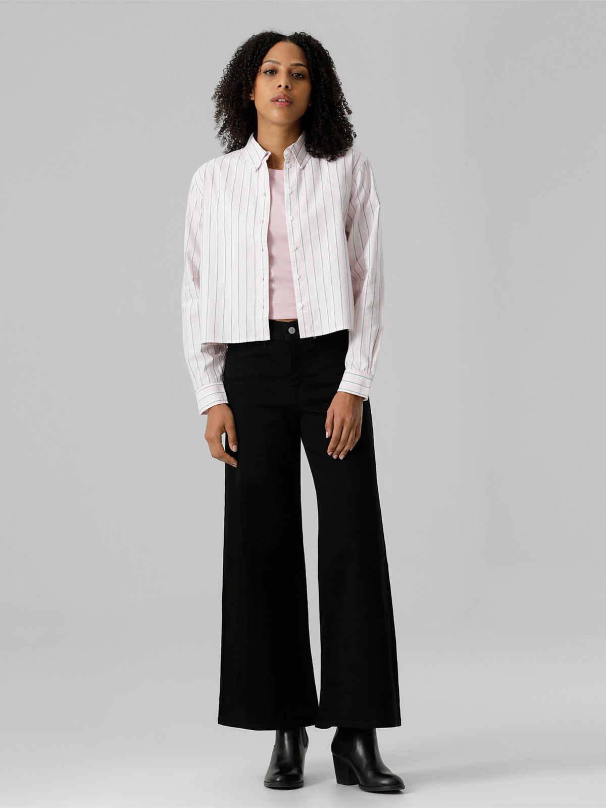 JEANS MUJER LEVI'S 318 SHAPING WIDE LEG - 1