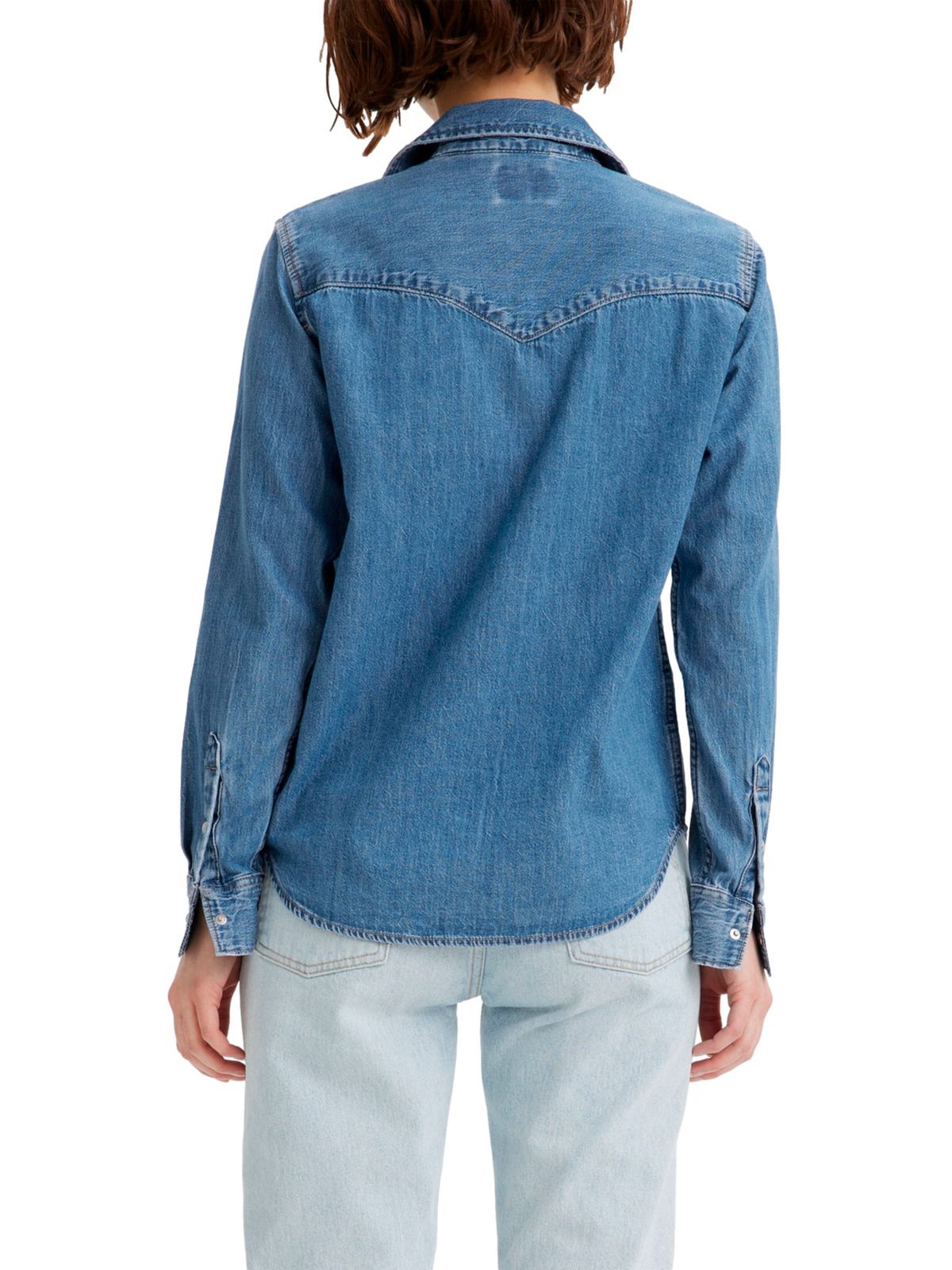 BLUSA MUJER LEVI'S MANGA LARGA DENIM - 4