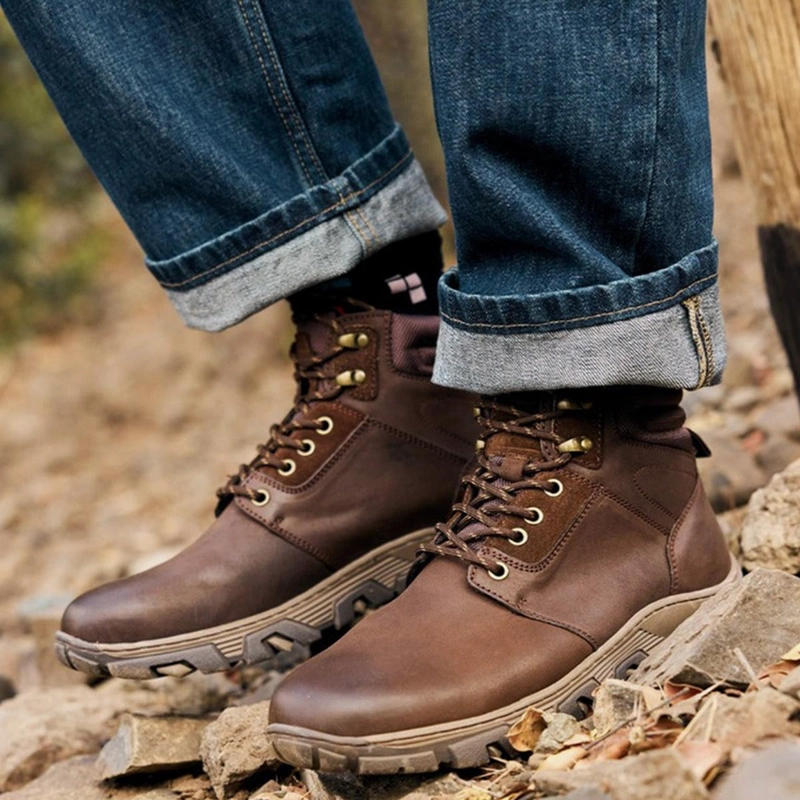 BOTINES CUERO HOMBRE CARDINALE CAFÉ SANCY - 2