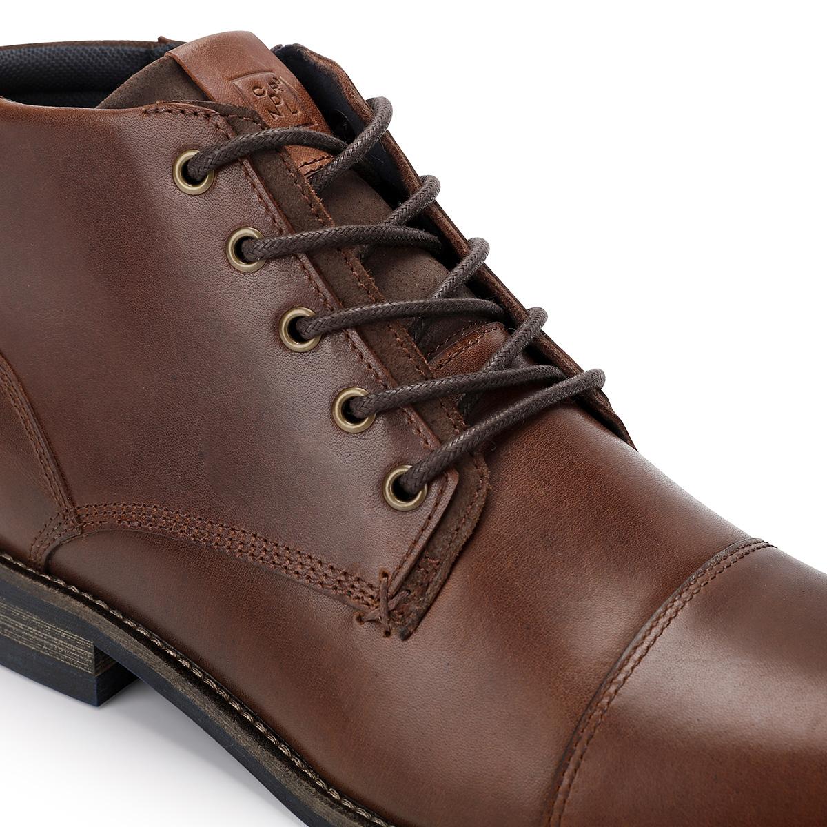 BOTINES CUERO HOMBRE CARDINALE CAFÉ DENIZEN - 6