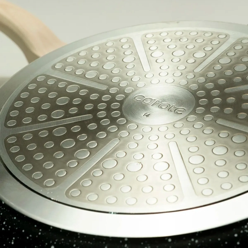 BATERÍA DE COCINA CAROTE 11 PZS GRANITO NEGRO - 8