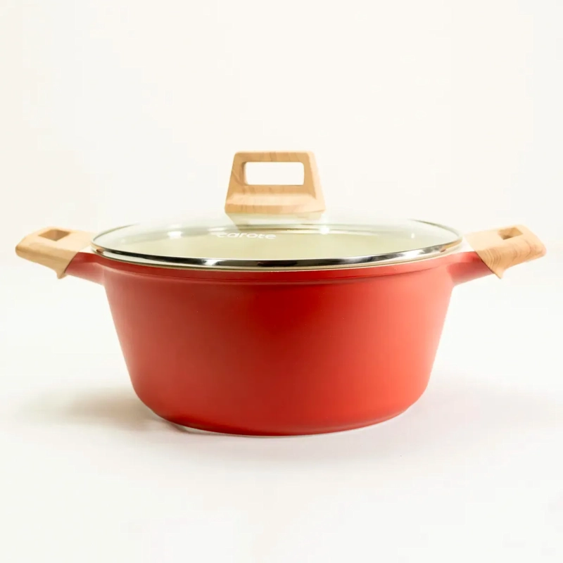 BATERÍA DE COCINA CAROTE 7 PZS BURDEO - 6