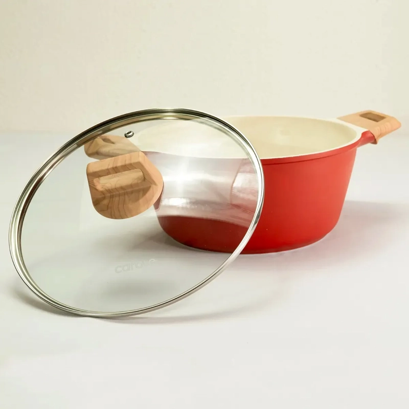 BATERÍA DE COCINA CAROTE 7 PZS BURDEO - 7