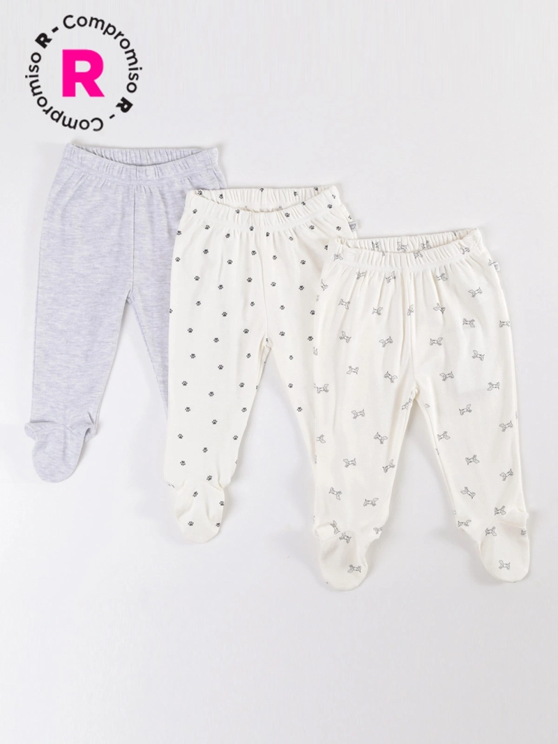 PACK 3 PANTALONES BABY HARVEST PATITAS