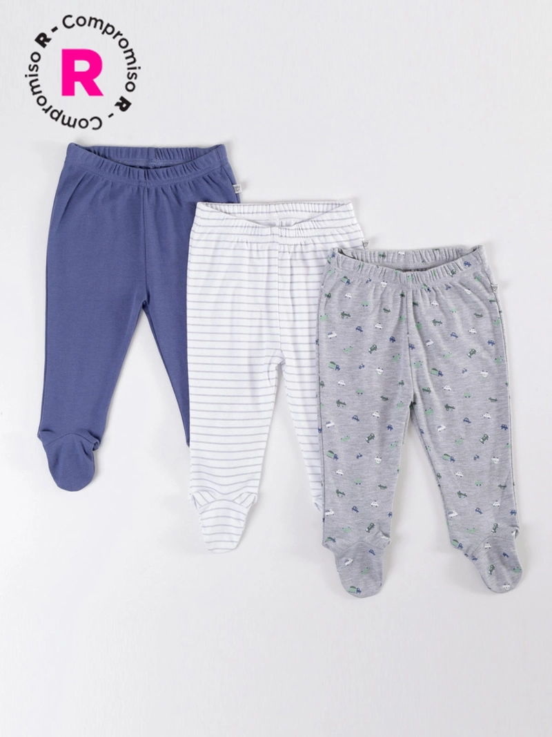 PACK 3 PANTALONES BABY HARVEST PATITAS - 1