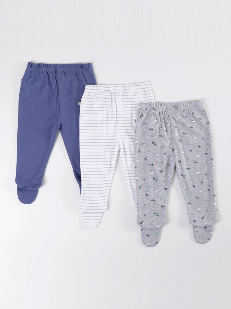 PACK 3 PANTALONES BABY HARVEST PATITAS - 2
