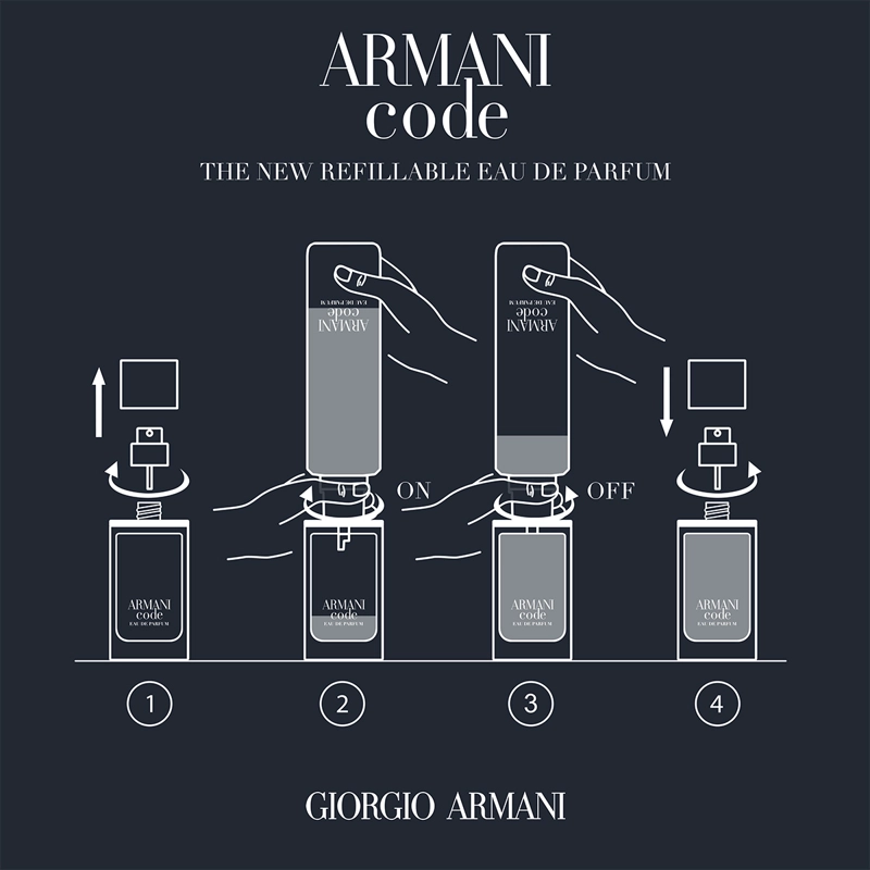 REFILL PERFUME GIORGIO ARMANI CODE HOMBRE EDP 150 ML  - 5
