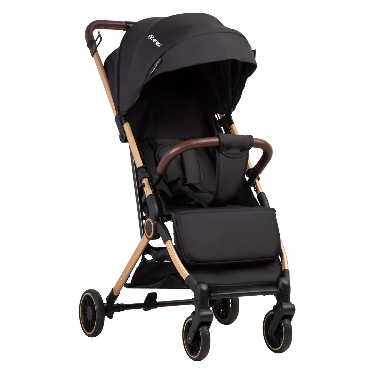 COCHE MALETA ULTRACOMPACTO PASEO MICRO SX NEGRO BEBESIT - 1