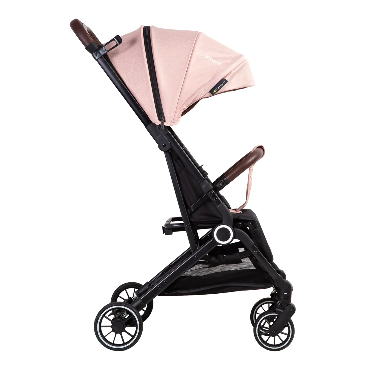 COCHE MALETA ULTRACOMPACTO PASEO MICRO SX ROSA BEBESIT - 2