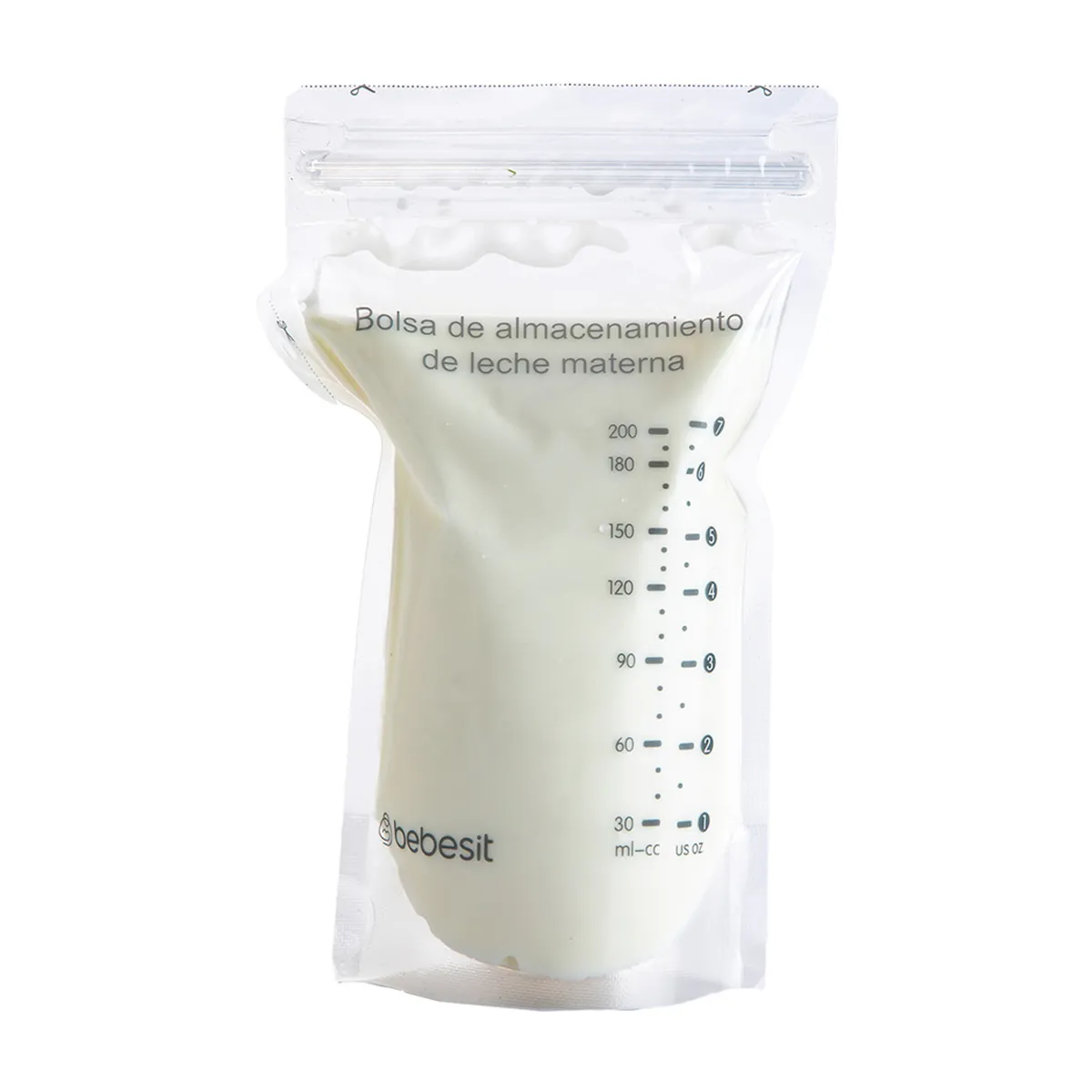 PACK BEBESIT BB001016180 30 BOLSAS ALMACENAMIENTO LECHE MATERNA 200ML - 2