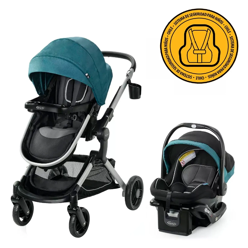 COCHE TRAVEL SYSTEM GRACO GR22173543 GRIS LT ELITE BYFLD - 5