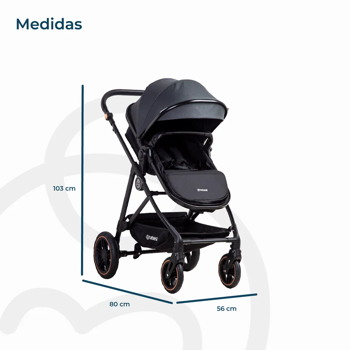 TRAVEL SYSTEM BEBESIT BB22505033G GRIS TRAVELSYSTEM STREET - 7