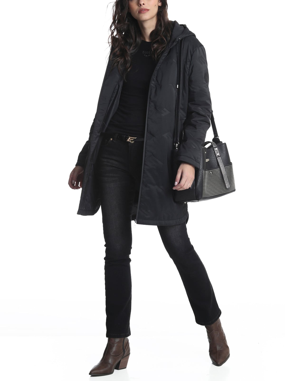 PARKA MUJER ELLUS NEGRO