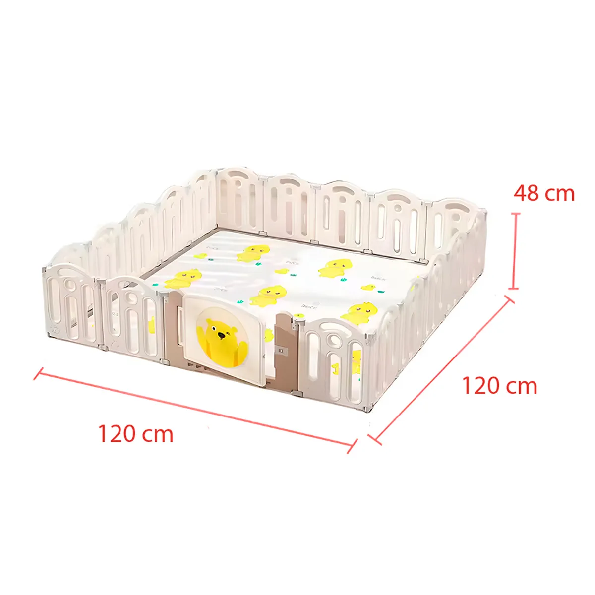 CORRAL BEBESIT BB0YBC0WL1 MULTICOLOR CON ALFOMBRA 120 - 2