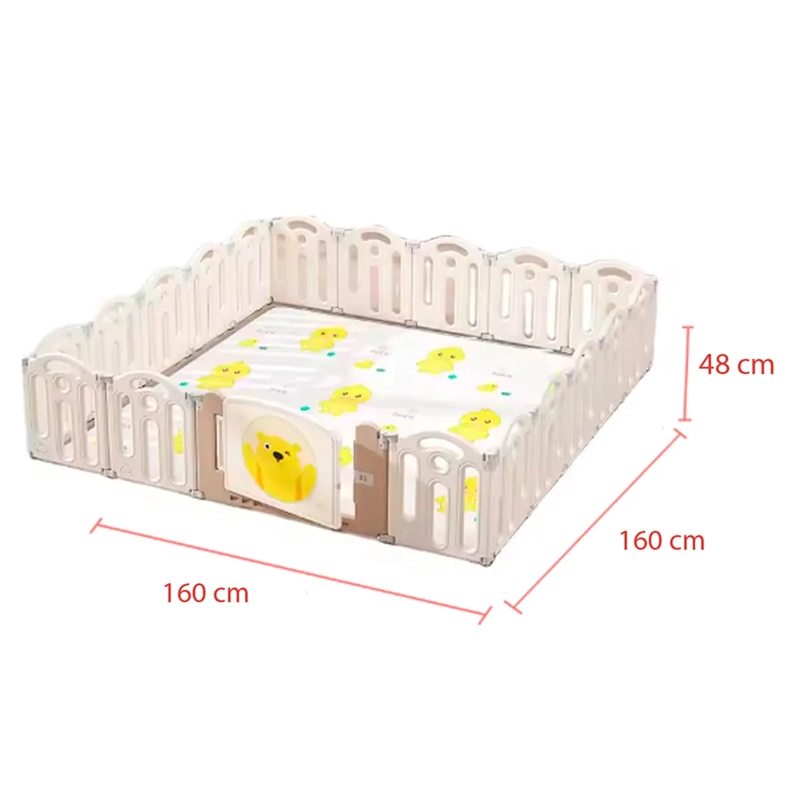 CORRAL BEBESIT BB0YBC0WL3 MULTICOLOR CON ALFOMBRA 160 - 2
