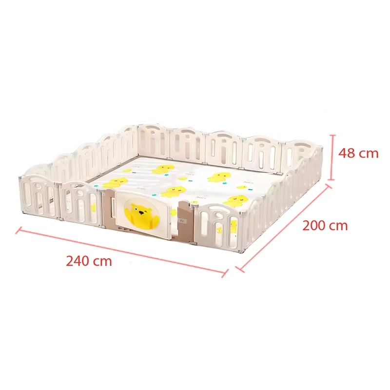 CORRAL BEBESIT BB0YBC0WL6AZ MULTICOLOR CON ALFOMBRA 200 - 2