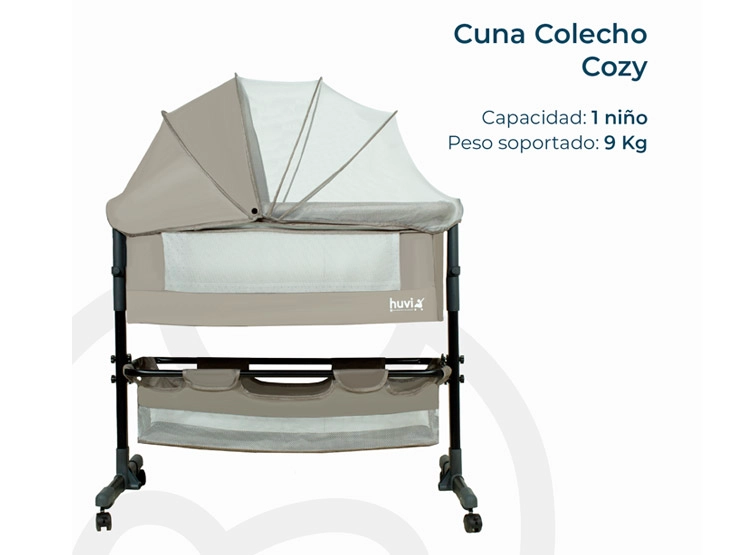 CUNA BEBESIT BB4000QB968BE ACERO BEIGE COZY - 3