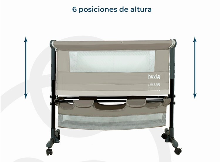 CUNA BEBESIT BB4000QB968BE ACERO BEIGE COZY - 5