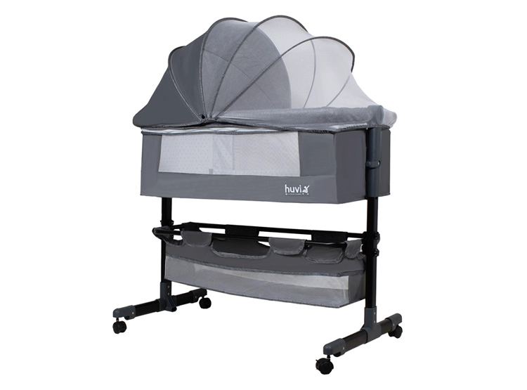 CUNA BEBESIT BB4000QB968G ACERO GRIS COZY - 1