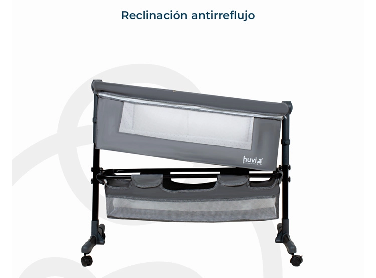 CUNA BEBESIT BB4000QB968G ACERO GRIS COZY - 5
