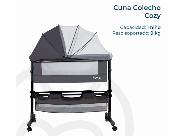 CUNA BEBESIT BB4000QB968N ACERO NEGRO COZY - 3
