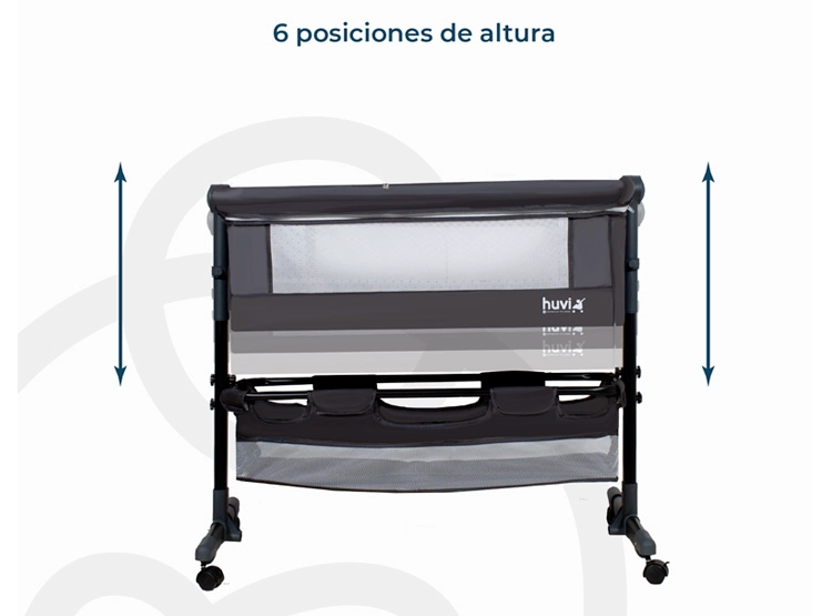 CUNA BEBESIT BB4000QB968N ACERO NEGRO COZY - 5