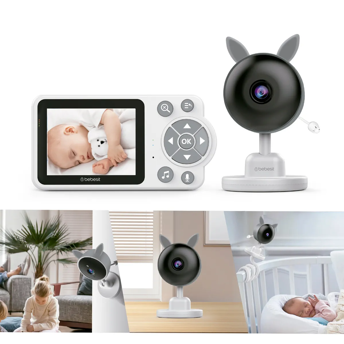 MONITOR CAMARA SMARTGUARD 2.0 4X ZOOM CON RUIDO BLANCO - 8
