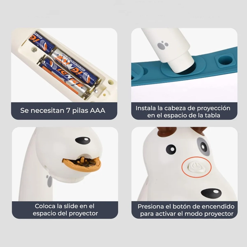 PROYECCION BEBESIT BB00YM215291 BLANCO PERRO DIBUJO - 3