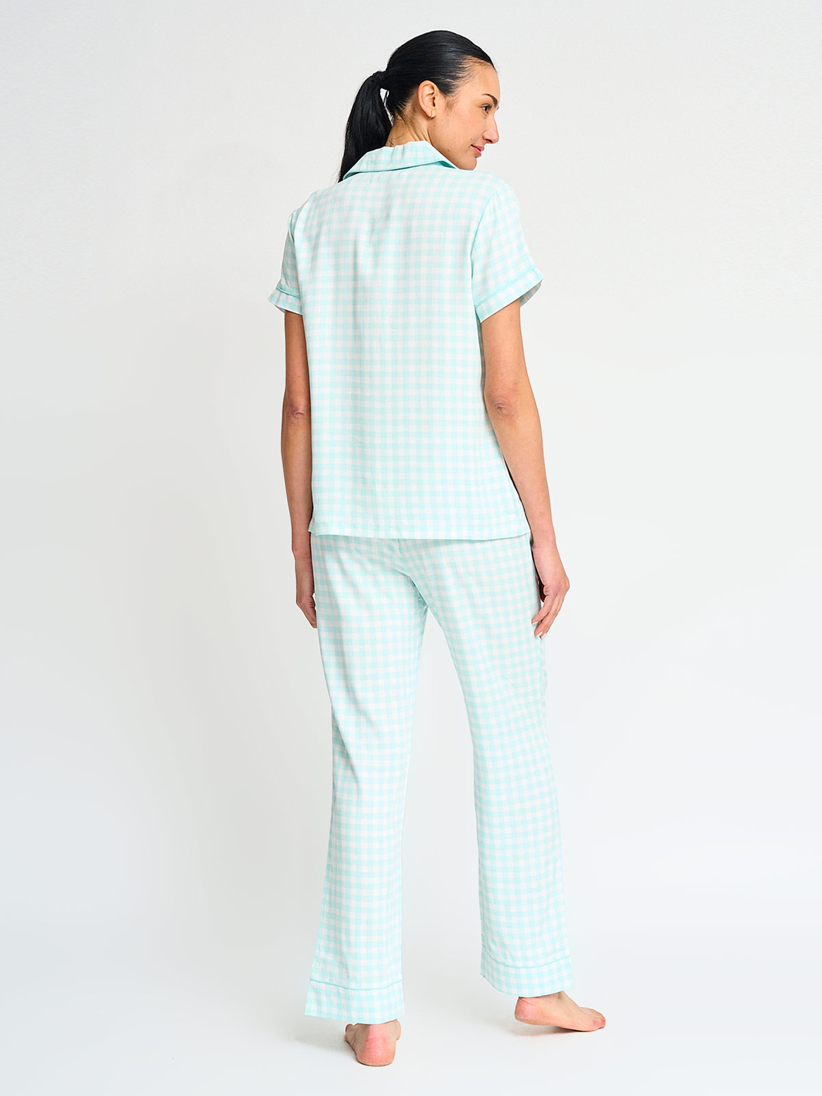 PIJAMA MANGA CORTA MUJER MARQUIS CAMISERO ESTAMPADO - 3