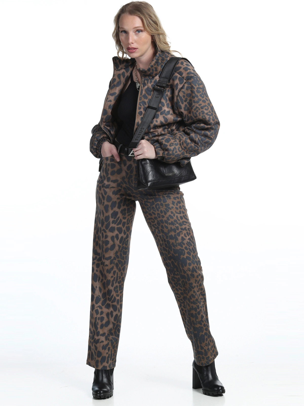 CHAQUETA MUJER ELLUS CAFE - 1
