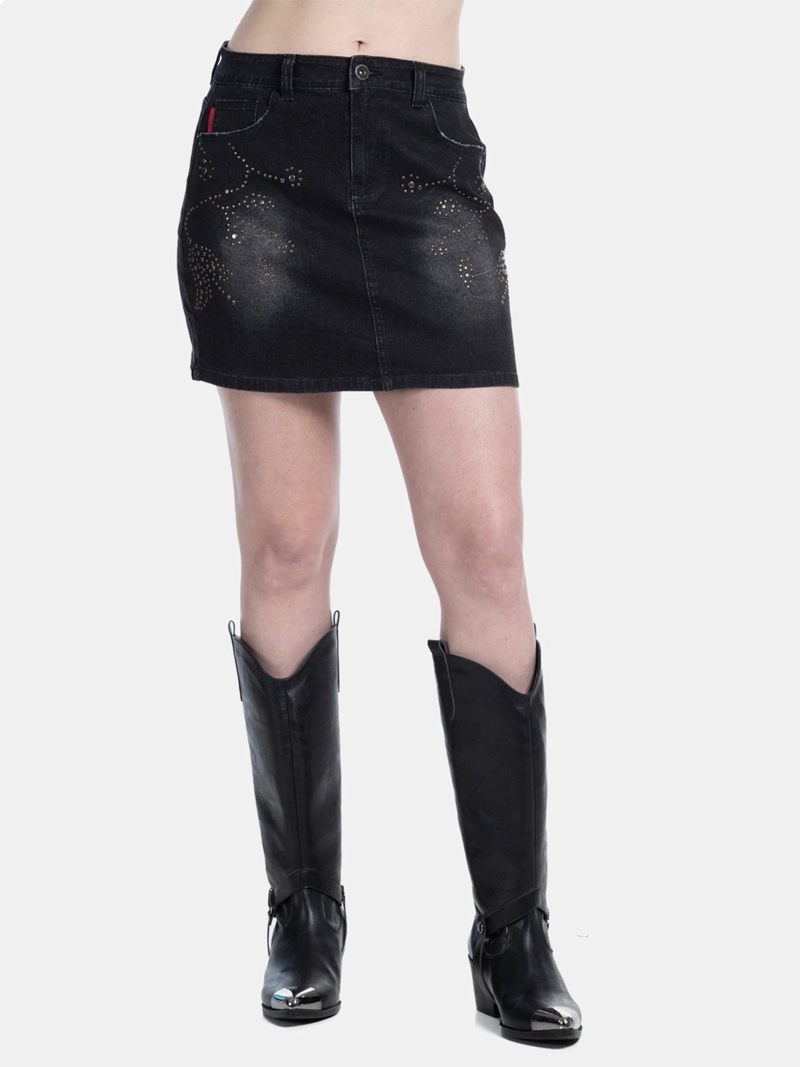 FALDA MUJER ELLUS MINI CORTA - 2