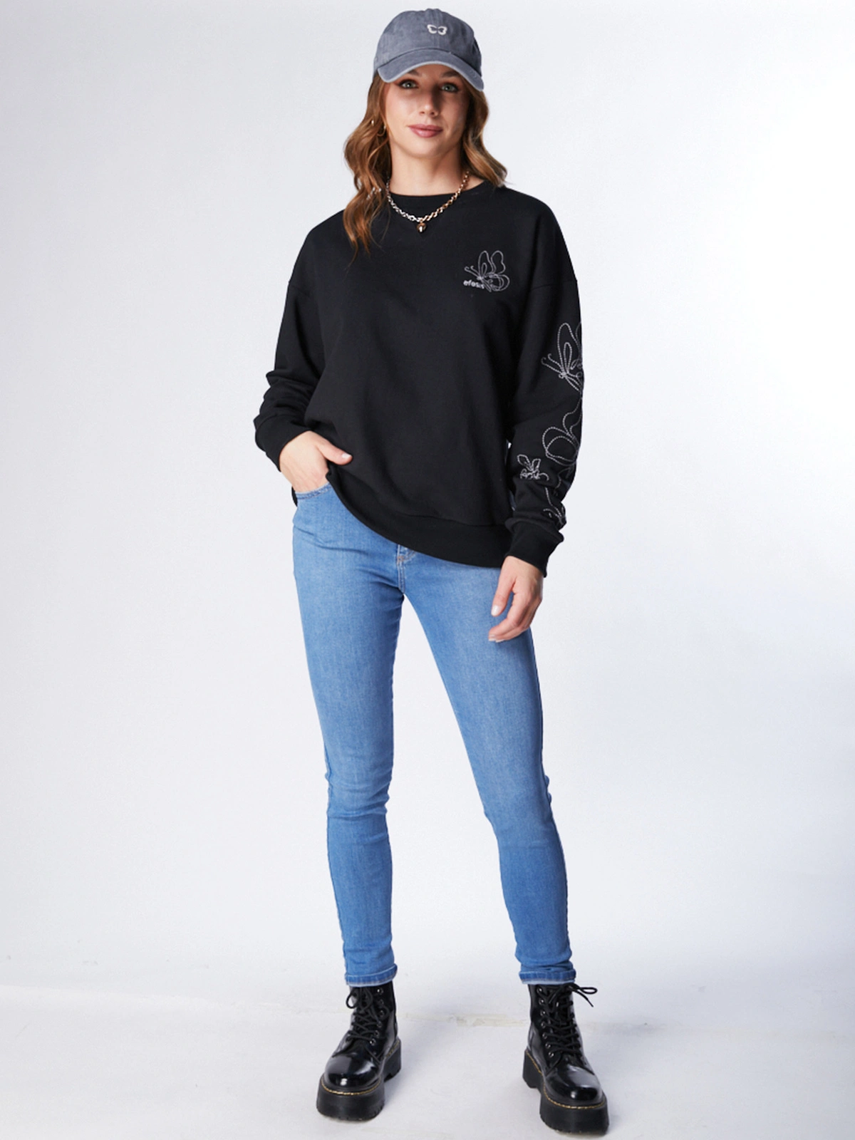 JEANS ALGODÓN MUJER EFESIS CELESTE ADELLE - 1