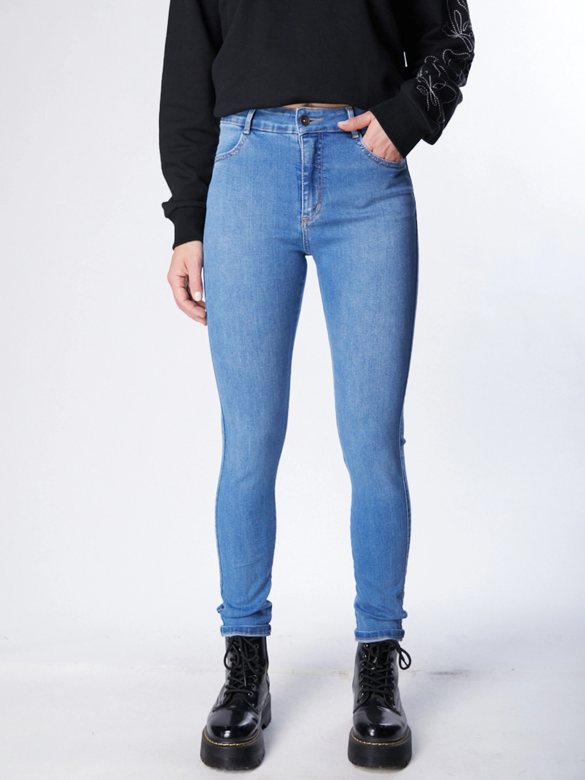 JEANS ALGODÓN MUJER EFESIS CELESTE ADELLE - 2