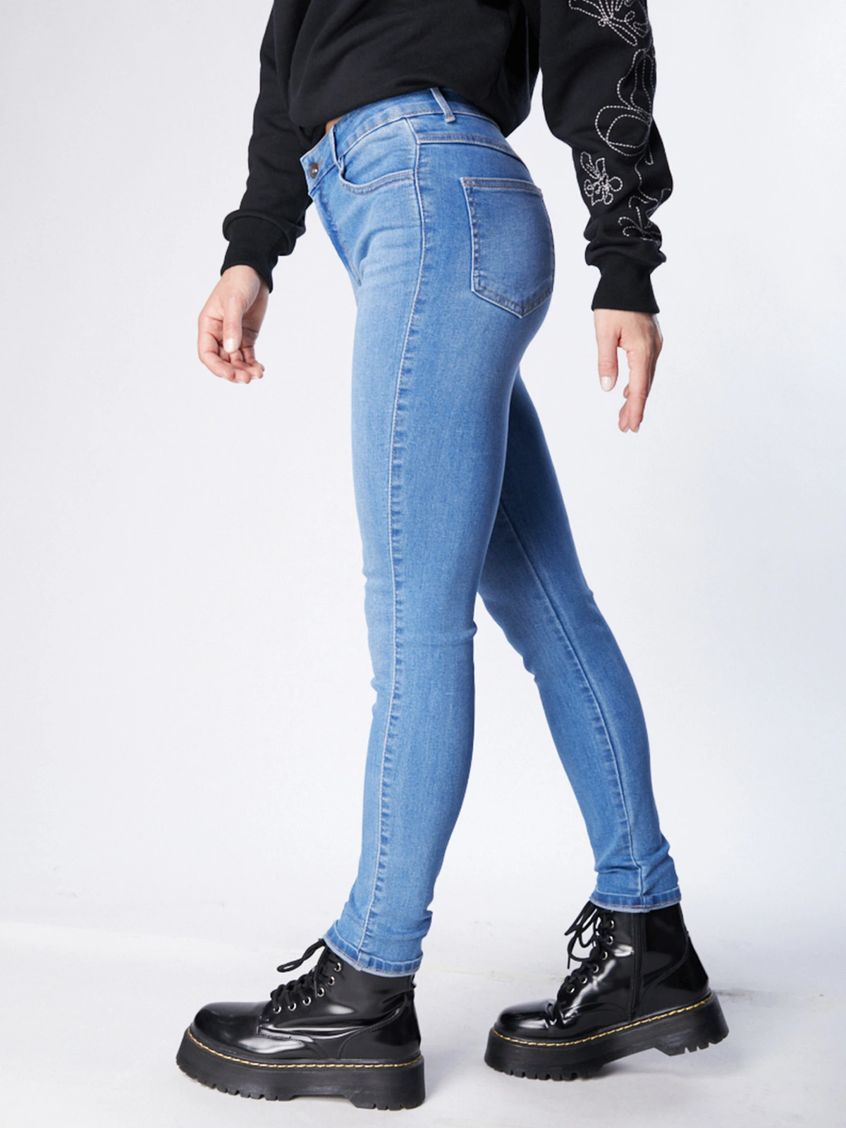 JEANS ALGODÓN MUJER EFESIS CELESTE ADELLE - 3